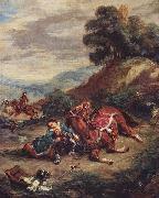 Eugene Delacroix Der Tod Laras France oil painting artist